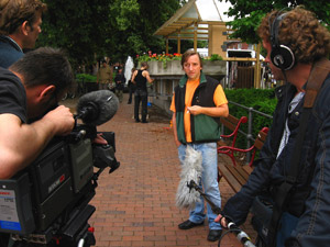 Manfred Pernice im Interview, Foto: Henner Flohr / sp07