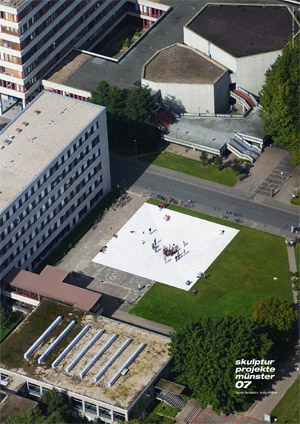 Plakatserie: Luftaufnahmen der skulptur projekte mnster 07 (Fotos: Roman Mensing/artdoc.de)